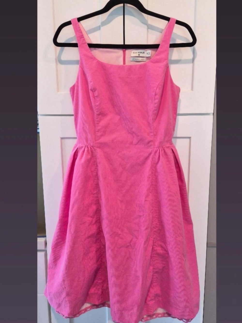 Isaac Mizrahi Hot Pink  Fit-and-Flare Dress